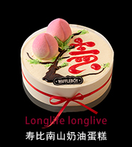 壽比南山奶油水果蛋糕